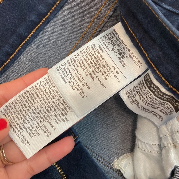 Levi-Strauss and CO skinny jeans women Dark Denim - Picture 5 of 6